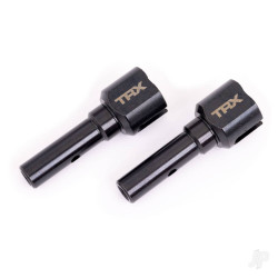 Traxxas Stub axles, hardened steel (2) (for use only with #9557 driveshaft) (fits Sledge) 9554X