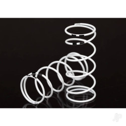 Traxxas Spring, shock, white (GTR Long) (0.767 rate black) (1 pair) 7444