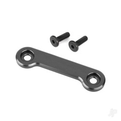 Traxxas Wing washer, 6061-T6 aluminium (dark-titanium anodised) (1)/ 4x12mm FCS (2) 9617A