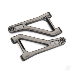 Traxxas Suspension arms, upper (left & right) (satin black chrome-plated) (assembled with hollow balls) 8531X
