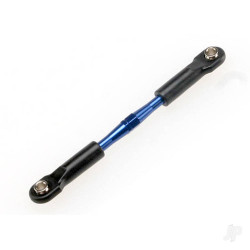 Traxxas Turnbuckle, aluminium (Blue-anodised), camber link, Rear, 49mm (1pc) (assembled with rod ends & hollow balls) (See part 3741A for complete camber link Set) 3738A