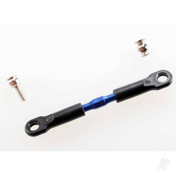 Traxxas Turnbuckle, aluminium (Blue-anodised), camber link, Front, 39mm (1pc) (assembled with rod ends) / hollow balls (2 pcs) (See part 3741A for complete camber link Set) 3737A