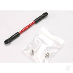 Traxxas Turnbuckle, aluminium (Red-anodised), camber link, 58mm (1pc) (assembled with rod ends and hollow balls) (see part 5539X for complete Set of Jato aluminium turnbuckles) 5594