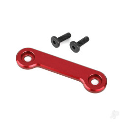 Traxxas Wing washer, 6061-T6 aluminium (red-anodised) (1)/ 4x12mm FCS (2) 9617R