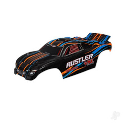 Traxxas Body, Rustler VXL, orange (painted, decals applied) 3720T