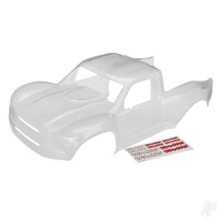 Traxxas Body, Desert Racer (clear, trimmed, requires painting) / decal sheet 8511