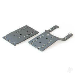 Helion Chassis Plates, Front and Rear (Dominus 10SC V2, Invictus) A0281