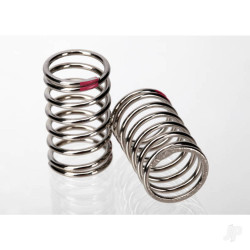 Traxxas Spring, shock (nickel finish) (GTR) (2.77 rate, pink) (1 pair) 7244A