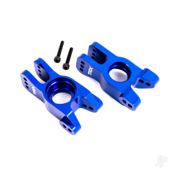Traxxas Carriers, stub axle, 6061-T6 aluminium (blue-anodised) (left and right) 9552X