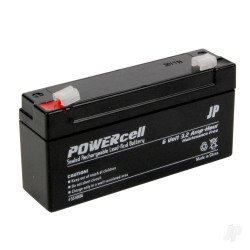 JP 6V 3.2Ah Powercell Gel Battery 5510036