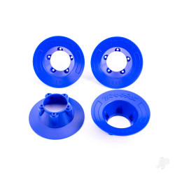 Traxxas Wheel covers, blue (4) (fits #9572 wheels) 9569X