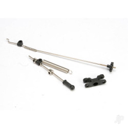 Traxxas Linkage Set, throttle & brake (Jato) (includes servo horn, rod guides, brake spring, brake adjustment dial, rods (wires), throttle return spring, hardware) 5568