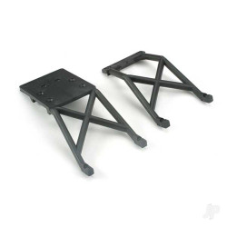 Traxxas Skid plates, Front & Rear (black) 3623