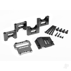 Traxxas Mount, center differential carrier, 6061-T6 aluminium (dark titanium-anodised) 9584A