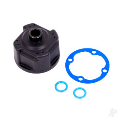Traxxas Carrier, differential / differential bushing (metal) / o-rings (2) / ring gear gasket 9581