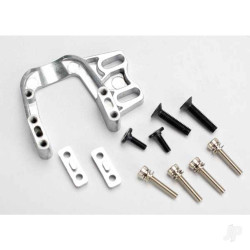 Traxxas Engine mount / engine mount spacers (2 pcs) / 3x15 CS with washers (4 pcs) / 4x18 BCS (2 pcs) / flat-head engine mount screws 3x10 (2 pcs) 5560