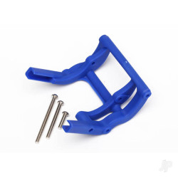 Traxxas Wheelie bar mount (1pc) / hardware (Blue) 3677X