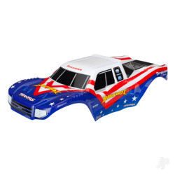 Traxxas Body, Bigfoot Red, White, & Blue, Officially Licensed replica (painted, decals applied) 3676