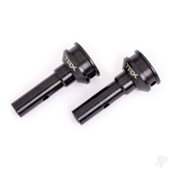 Traxxas Stub axles, hardened steel (2) (for steel constant-velocity driveshafts) (fits Sledge) 9553X