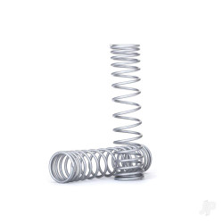 Traxxas Spring, shock, Rear (silver) (GTR) (progressive, 1.042 rate) (2 pcs) 8445X