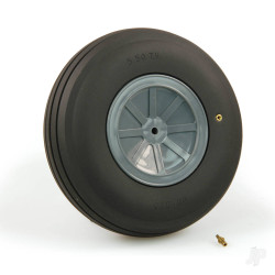 Dubro 5-1/2in diameter Lg Scale Tread Wheel (1 each per card) 550TV