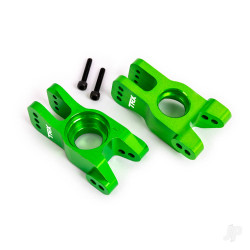 Traxxas Carriers, stub axle, 6061-T6 aluminium (green-anodised) (left and right) 9552G