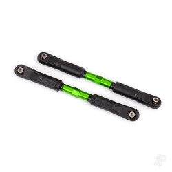 Traxxas Toe links, Sledge (TUBES green-anodised, 7075-T6 aluminium, stronger than titanium) (120mm) (2)/ rod ends, assembled with steel hollow balls (4)/ aluminium wrench, 8mm (1) 9549G