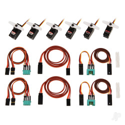 Multiplex Servo Set with cables M6/UNI FunRay (complete) 1-00113