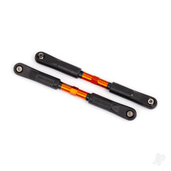 Traxxas Toe links, Sledge (TUBES orange-anodised, 7075-T6 aluminium, stronger than titanium) (120mm) (2)/ rod ends, assembled with steel hollow balls (4)/ aluminium wrench, 8mm (1) 9549T