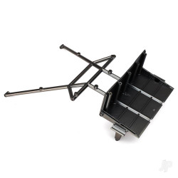 Traxxas Tube Chassis, center section, Rear (satin black chrome-plated) 8432X
