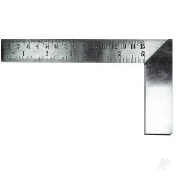 Excel 6in (15.24cm) Precision Carbon Steel Machine Square (Bulk) 60021