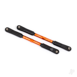 Traxxas Camber links, rear, Sledge (TUBES orange-anodised, 7075-T6 aluminium, stronger than titanium) (144mm) (2)/ rod ends, assembled with steel hollow balls (4)/ aluminium wrench, 8mm (1) 9548T