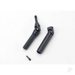 Traxxas Driveshaft assembly (1pc) left or right (fully assembled, ready to install) / 3x10mm screw pin (1pc) 7151