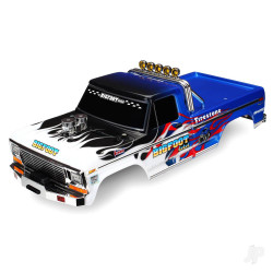 Traxxas Body, Bigfoot Flame, Officially Licensed replica (painted, decals applied) 3653