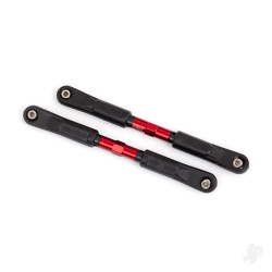 Traxxas Camber links, front, Sledge (TUBES red-anodised, 7075-T6 aluminium, stronger than titanium) (117mm) (2)/ rod ends, assembled with steel hollow balls (4)/ aluminium wrench, 8mm (1) 9547R