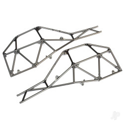 Traxxas Tube Chassis, side section (left & right) (satin black chrome-plated) 8430X