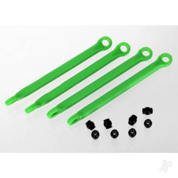Traxxas Push rod (moulded composite) (Green) (4 pcs) / hollow balls (8 pcs) 7118G