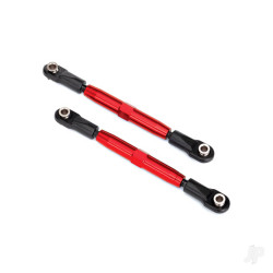 Traxxas Camber links, Rear (Tubes Red-anodised, 7075-T6 aluminium, stronger than titanium) (73mm) (2 pcs) / rod ends (4 pcs) / aluminium wrench (1pc) 3644R