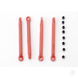 Traxxas Push rod (moulded composite) (Red) (4 pcs) / hollow balls (8 pcs) 7118