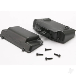 Traxxas Battery Box, bumper (Rear) (includes battery case with bosses for wheelie bar, cover, and foam pad) 5515X