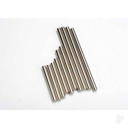 Traxxas Suspension pin Set, complete (hardened Steel, Front & Rear), 3x27mm (4 pcs), 3x35mm (2 pcs), 3x52mm (4 pcs) 5521