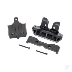 Traxxas Bumper, rear / skidplate, rear / tie bar mount, rear / 3x25 CS (2) 9536
