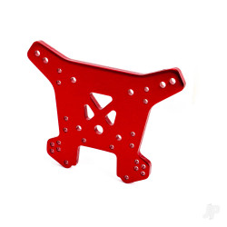 Traxxas Shock tower, rear, 6061-T6 aluminium (red-anodised) 9538R