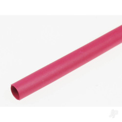Dubro 1/8in Heat Shrink Tubing Red (4 pcs per package) 437