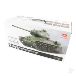 Henglong 1:16 Russian T-34/85 1944 Tank with Infrared Battle System (2.4GHz + Shooter + Smoke + Sound) 3909-1B