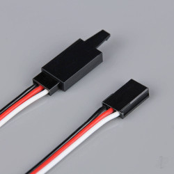 Radient Futaba HD Extension Lead with Clip 200mm AC010201
