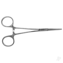Excel 5in Straight Nose Stainless Steel Hemostats (Carded) 55540