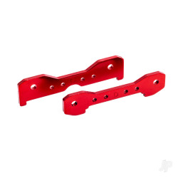 Traxxas Tie bars, rear, 6061-T6 aluminium (red-anodised) 9528R