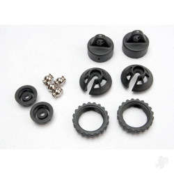 Traxxas Caps and spring retainers, GTR shock (upper cap (2 pcs) / hollow balls (2 pcs) / bottom cap (2 pcs) / upper retainer (2 pcs) / lower retainer (2 pcs)) 5465