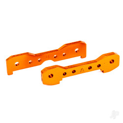 Traxxas Tie bars, front, 6061-T6 aluminium (orange-anodised) 9527T